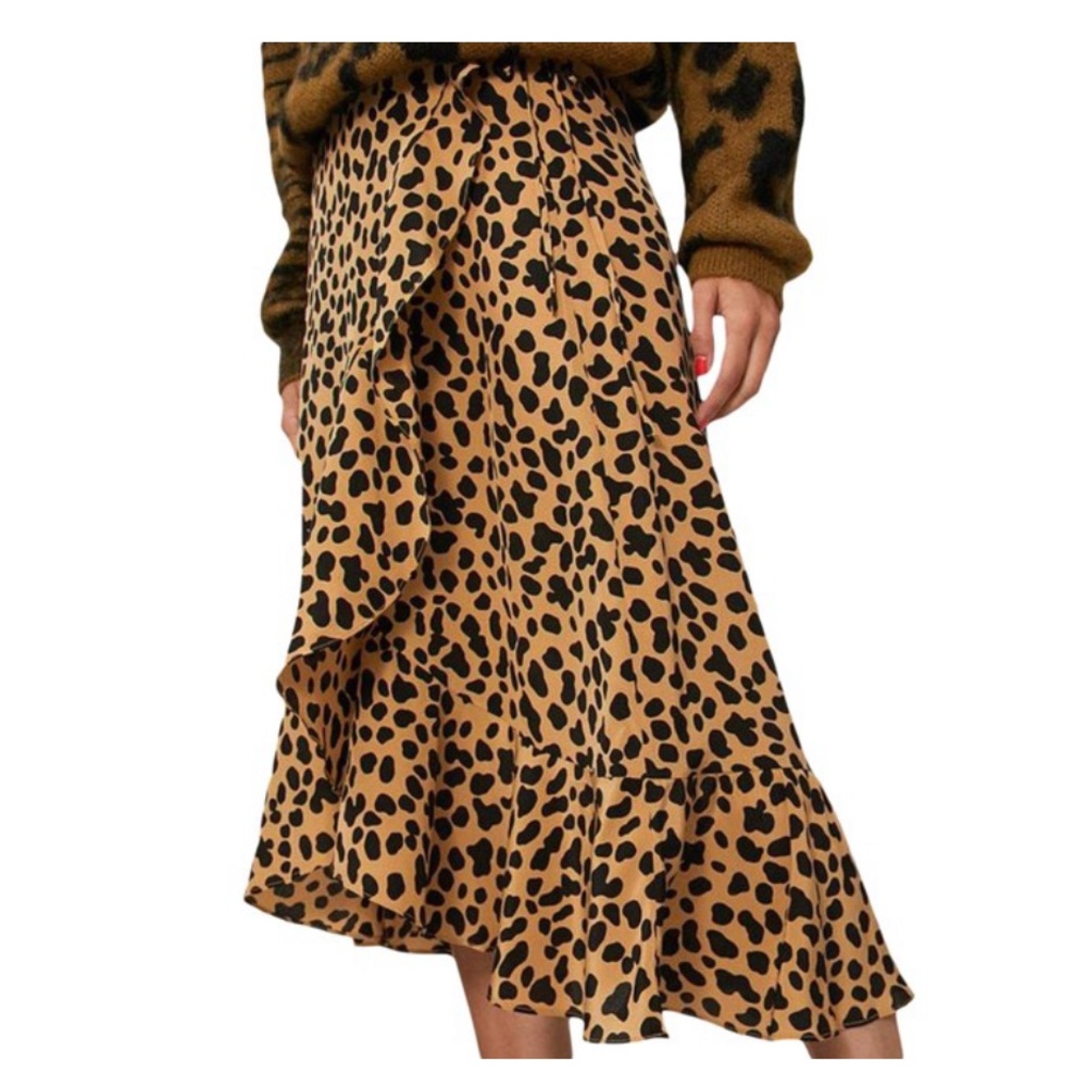 Rixo Gracie skirt - leopard print 🐆